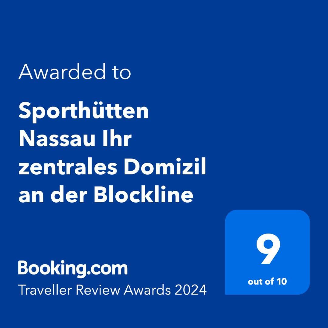 "Sporthuetten Nassau" Ihr Zentrales Domizil An Der Blockline Rechenberg-Bienenmuhle Екстер'єр фото